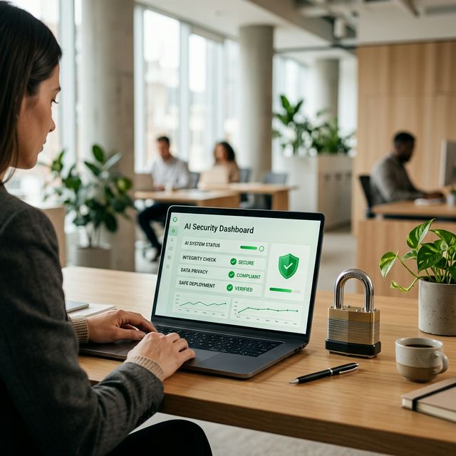 Safe AI deployment with security dashboard